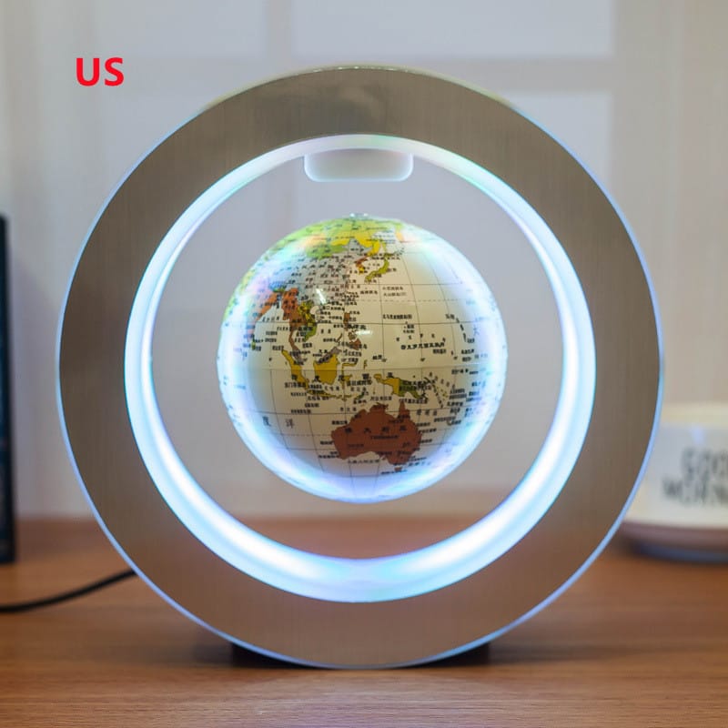 LED Floating Globe – Magnetic Levitating World Map