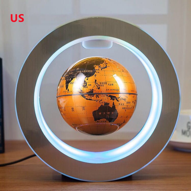LED Floating Globe – Magnetic Levitating World Map - Image 2