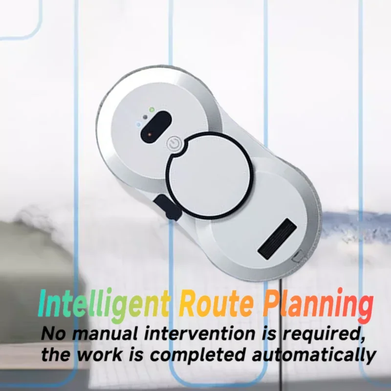 Helium Flash Window Cleaning Robot with Built-in UPS System - Image 2